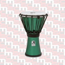 TOCA 7″ FREESTYLE COLORSOUND DJEMBE – METALLIC GREEN Finish