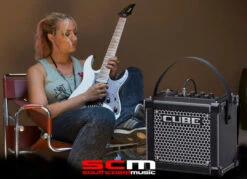BLACK ROLAND CUBE MICRO GX PORTABLE BUSKER GUITAR AMPLIFIER WITH FREE APPS! -SCMUSIC p 22681 micro cube gx nita 1BK SCM