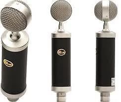 BLUE BABY BOTTLE MICROPHONE LARGE DIAMETER CARDIOID CONDENSER MIC