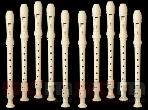 YAMAHA YRS24B Descant (Soprano) Recorders With Carry Bags BACK To SCHOOL 10 PACK Save! 1 YAMAHA YRS24B Descant (Soprano) Recorders With Carry Bags BACK To SCHOOL 10 PACK Save!