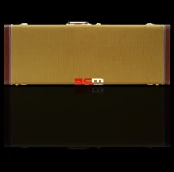 FENDER® STRATOCASTER And TELECASTER TWEED GUITAR CASE With PLUSH INTERIOR