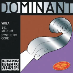 THOMASTIK-INFELD VIOLA STRING SET 141 MEDIUM DOMINANT SYNTHETIC CORE BALL END STRINGS