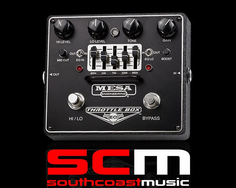 MESA/Boogie Throttle Box Ultimate High Gain Guitar Distortion Pedal With Graphic EQ 2 MESA/Boogie Throttle Box Ultimate High Gain Guitar Distortion Pedal With Graphic EQ - Image 2