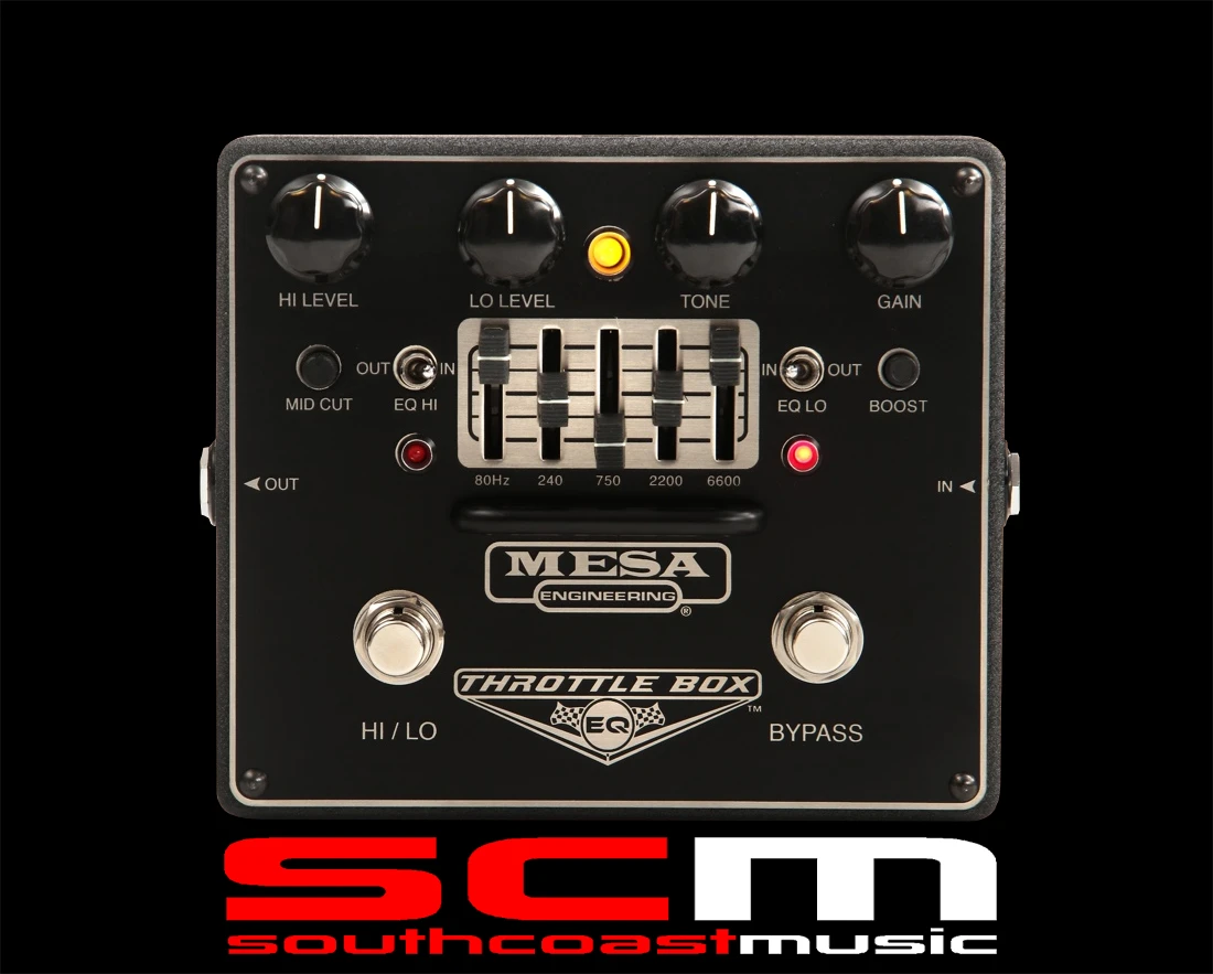 MESA/Boogie Throttle Box Ultimate High Gain Guitar Distortion Pedal With Graphic EQ 4 MESA/Boogie Throttle Box Ultimate High Gain Guitar Distortion Pedal With Graphic EQ - Image 4