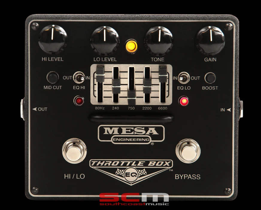 MESA/Boogie Throttle Box Ultimate High Gain Guitar Distortion Pedal With Graphic EQ 3 MESA/Boogie Throttle Box Ultimate High Gain Guitar Distortion Pedal With Graphic EQ - Image 3