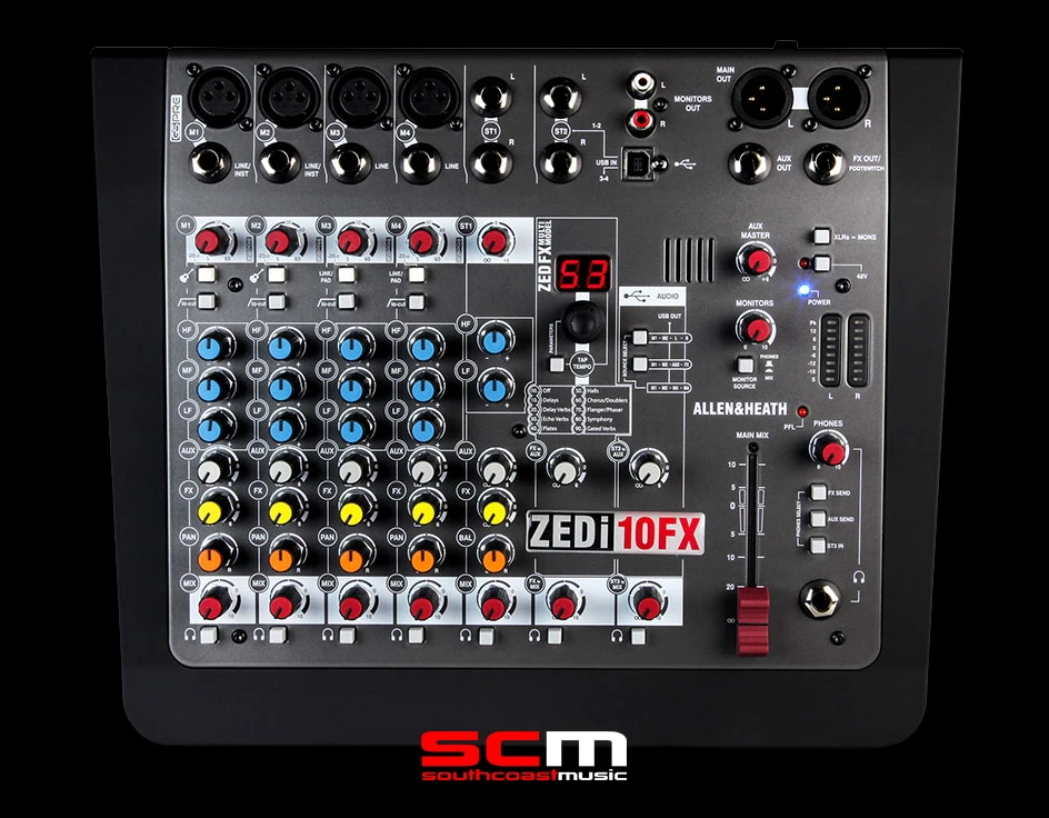 ALLEN & HEATH ZEDi-10FX HYBRID COMPACT MIXER 4×4 USB With FX 2 ALLEN & HEATH ZEDi-10FX HYBRID COMPACT MIXER 4×4 USB With FX - Image 2