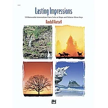 Lasting Impressions, 10 Memorable Intermediate Piano Solos In Major And Relative Minor Keys Sheetmusic Book W/CD
