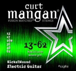 13-62 NICKEL WOUND CURT MANGAN FUSION MATCHED ELECTRIC STRINGS