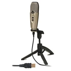 CAD U37 USB Large Diaphragm Cardioid Condenser Microphone W Mic Stand