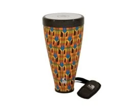 Toca TOCTFLEXJRK Junior Size Flex Drum Kente Cloth Limited Finish Hand Drum