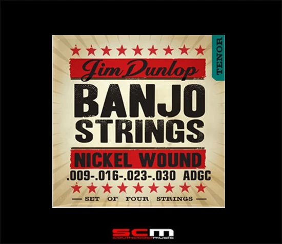 Jim Dunlop DBN4 Tenor Banjo String Set Nickel Wound 9-30 Strings 1 Jim Dunlop DBN4 Tenor Banjo String Set Nickel Wound 9-30 Strings