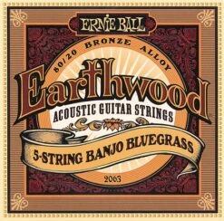 Ernie Ball 2063 Banjo Strings 9-20 Strings Bluegrass 5 String Set