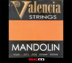 Valencia VMS11B Mandolin String Set 11-32 Bronze Ball End Strings