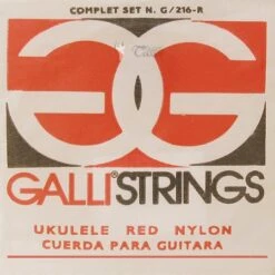 Galli G216R Soprano Ukulele Strings Red Nylon Uke String Set