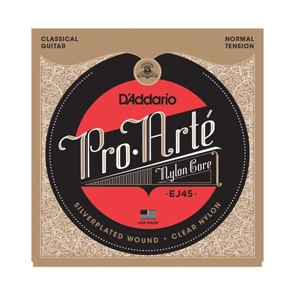 D’Addario Classical Guitar Strings EJ45 ProArte Normal String Set DADDARIO EJ45 1 D’Addario Classical Guitar Strings EJ45 ProArte Normal String Set DADDARIO EJ45