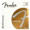 Fender 0730070402 Acoustic Guitar Strings 10 To 48 Ball End Extra Light