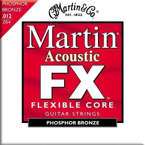 Martin MFX740 Flexible Core 92/8 Phosphor Bronze Light Acoustic Strings 1 Martin MFX740 Flexible Core 92/8 Phosphor Bronze Light Acoustic Strings