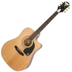 Epiphone PRO-1 Ultra Cutaway Acoustic Electric Guitar Natural Gloss Finish