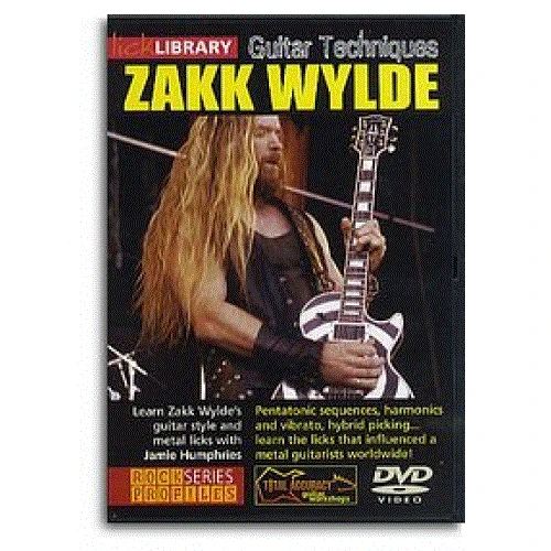 Lick Library Zakk Wylde Guitar Techniques DVD RDR0106 1 Lick Library Zakk Wylde Guitar Techniques DVD RDR0106