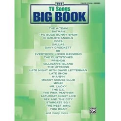 The TV Songs Big Song Book Piano Vocal Guitar PVG Songbook