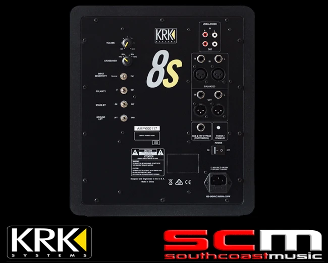 KRK ROKIT 8S Active Studio Monitor Powered Subwoofer 8″ 109W – NEW 2 KRK ROKIT 8S Active Studio Monitor Powered Subwoofer 8″ 109W – NEW - Image 2