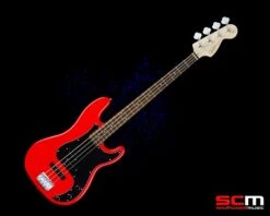 Fender Squier Affinity Series PJ Precision Bass Guitar Race Red Finish