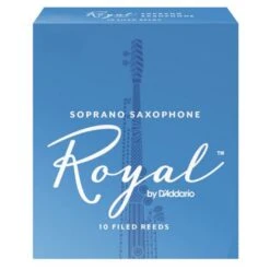 Royal By D’Addario Soprano Saxophone Reeds 2.5 – Box Of 10