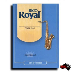 Rico Royal Tenor Saxophone Reeds Box Of Ten Sax Reeds – Select Your Size