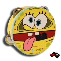 Spongebob Squarepants 6″ Wooden Tambourine With Jingles