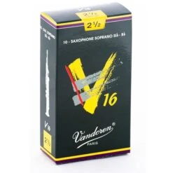 Vandoren V16 Soprano Sax Saxophone Reeds Size 2.5 – Box Of 10