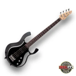 Vox Starstream 2S Short Scale Bass Guitar Black Finish With Gig Bag And Pro-SCM Setup