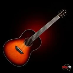 Yamaha CSF1M Parlor Size Travel Guitar Solid Sitka Spruce Top SRT Zero-Impact Pickup & Gig Bag PRO-SCM Setup